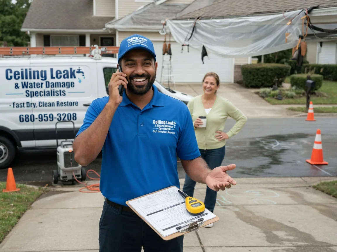 Ceiling Leak Cleanup Maple City, KS FAQs